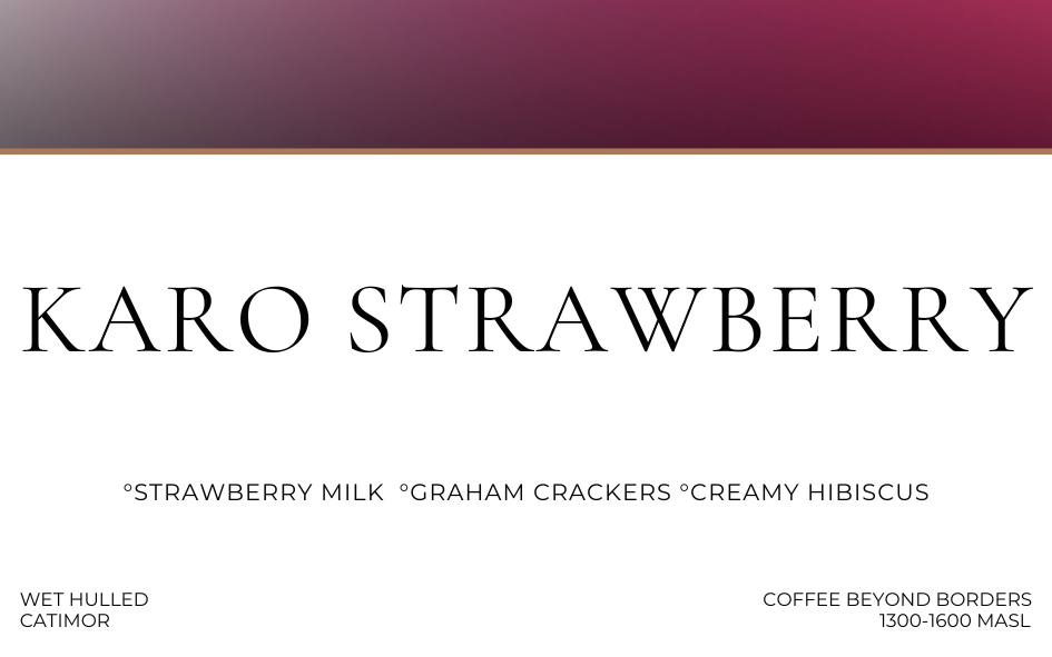 Karo series- Wet Hulled process